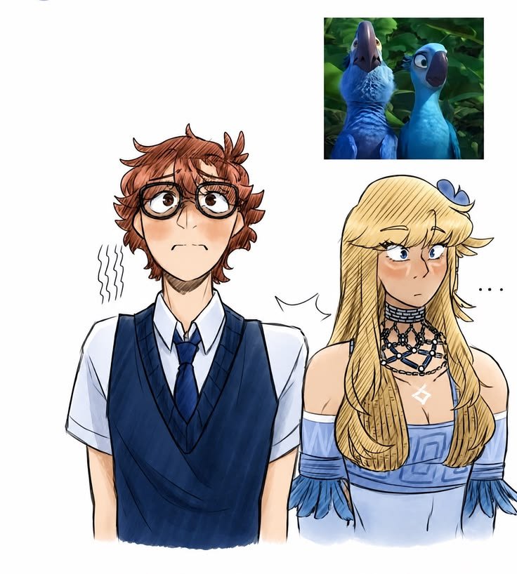 CaixaG5969's tweet photo. @Rizeposts Rio as humans 🤍 #fanart https://t.co/mC00aM4Qqv