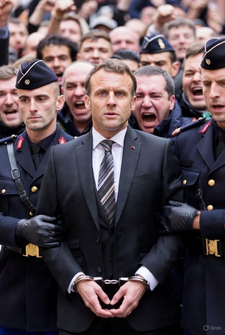 ShooterRay_'s tweet photo. @Crispine_Boudin Voila ce que mérite ta tapette de president pedo-sataniste. https://t.co/1MUKlpdYFU