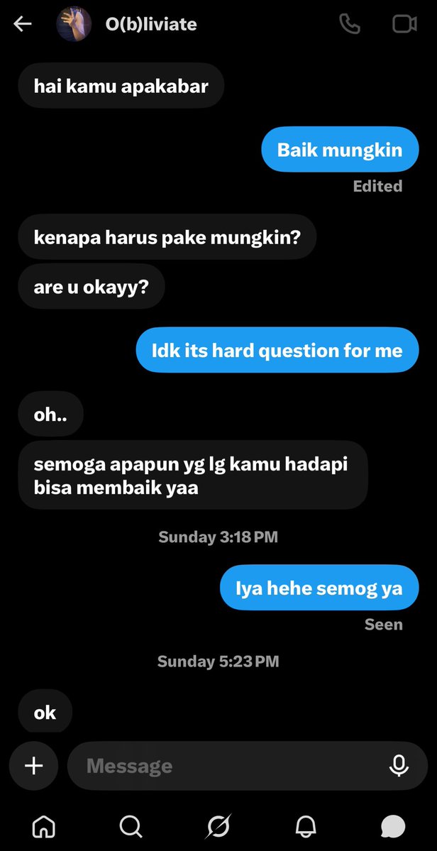 urgoddessishtar's tweet photo. @yellowspacecrew mungkin buatmu komen enteng kaya gitu gaada artinya ya, pernah mikir ga kalau komenmu yg pendek itu kasih dampak buat orang lain? especially aku disini yang lagi mau bersosialisasi lagi sama orang dan terhubung sama dunia, sorry ya kalau ku bub, u just ruin my soul and spirit https://t.co/dD86Pc89e6