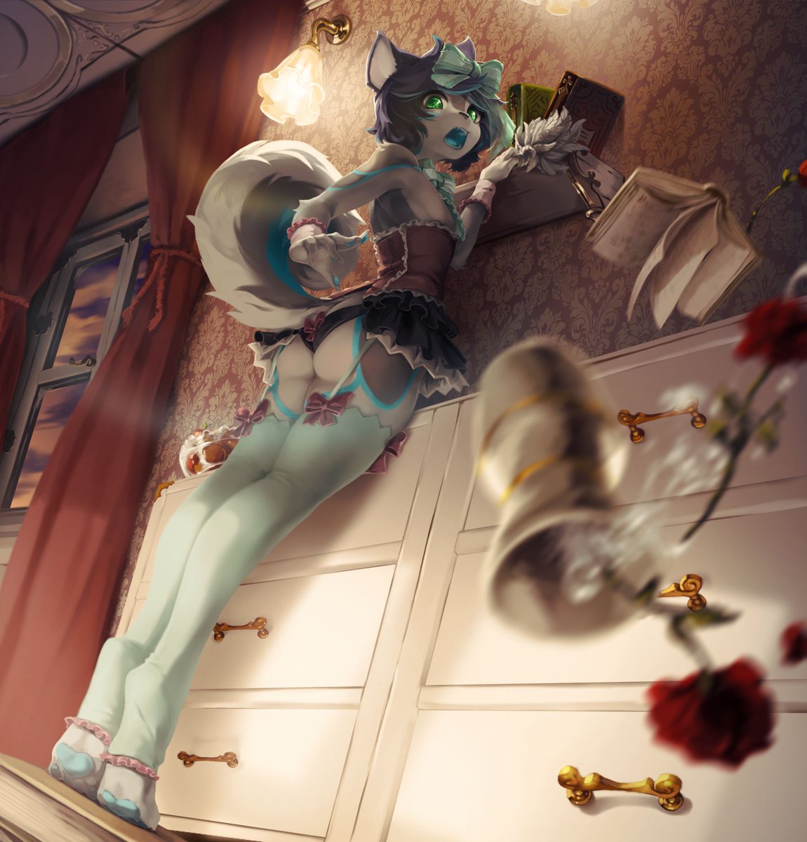 Apulsauce's tweet photo. Commissioned piece for @KisukaKiza https://t.co/9fj3e2xBW3