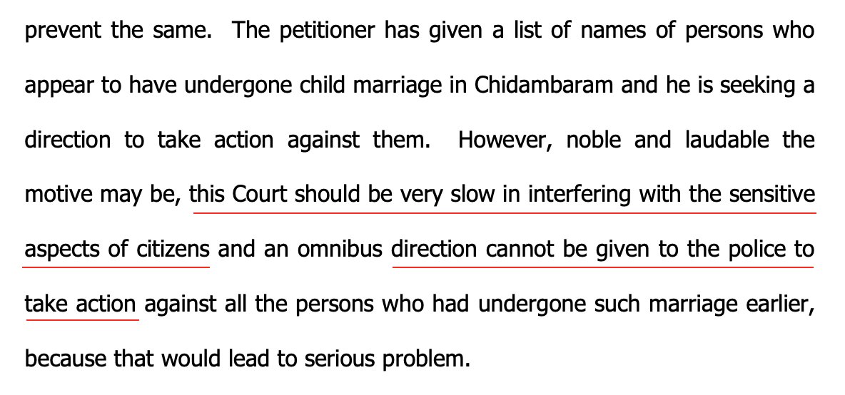 Ranjith_R23's tweet photo. "Nools are get offended" ஏன் சொல்றாங்க தெரியுமா? 

இந்த pedophile வீரமணிக்கு அதிகபட்ச தண்டனை வழங்கப்பட வேண்டும் அதில் மாற்று கருத்து இல்ல. யாரும் அவனுக்கு வக்காளத்து வாங்க போறது இல்ல.. 

ஆனால் நூலுக்கு மட்டும் ஒரு privilege எப்பவும் இருக்கு எப்படி.. 

இதே மாதிரி ஒரு pedophile case 2014-ல சிதம்பரத்துல தீட்சிதர்கள் ஒரே நாள்ல 18 குழந்தை கல்யாணம் பண்ணி வச்சாங்க.

கல்யாணம் நடக்குறதுக்கு முன்னாடியே சிலர் போலீஸ்ல புகார் குடுத்தாங்க. ஆனா போலீஸ் எந்த நடவடிக்கையும் எடுக்கல. குழந்தைகளுக்கு கல்யாணமும் முடிஞ்சிடுச்சு.

அப்புறம் முன்னாள் அறநிலையத்துறை அமைச்சர் தீட்சிதர்கள் மேல நடவடிக்கை எடுக்கணும்னு வழக்கு போட்டார். சென்னை உயர்நீதிமன்றம், "இது சென்சிடிவ் பிரச்சனை, ரொம்ப நிதானமாதான் அணுகணும்"னு சொல்லி நடவடிக்கை எடுக்க மறுத்துடுச்சு.

உச்சநீதிமன்றத்துக்கு மேல்முறையீடு போனா, "இனிமே இப்படி நடக்காம பாத்துக்கோங்க"னு மாவட்ட நிர்வாகத்துக்கு அறிவுரை மட்டும் சொல்லிட்டு, உயர்நீதிமன்ற தீர்ப்பையே ஏத்துக்கிட்டாங்க.

தண்டனை இருக்கட்டும், விசாரணையே நடக்கல! பாப்பானுங்க தப்பு பண்ணா சட்டத்தால நெருங்கவே முடியாதுன்னு இதுல நிரூபணம் ஆகிடுச்சு... 

Link : https://t.co/5R8Y5ukYmy