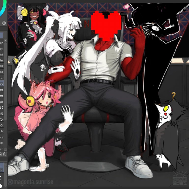 shayyuri21's tweet photo. it is my birthday today 
and for whatever reason r the balloons removed,, so i use this as an excuse to post this monstrosity i drew like almost 3 months ago https://t.co/R5op9IRfR0