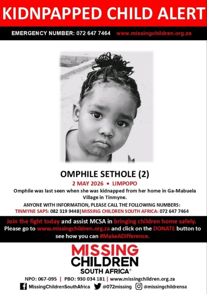 Dzungie007's tweet photo. To Date no ones knows what happened to baby Omphile… 💔😭 https://t.co/oGDWXwvmdy