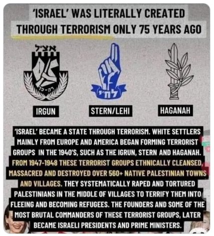 SniperX444's tweet photo. @jacksonhinkle They are the original terrorists, and they have created or funded, All other terrorist groups. 

Whether by intentionally creating the groups to create an enemy for the "West" or by their own actions, because if you kill people's families, they tend to have a negative reaction. https://t.co/IrIjOtuJMT
