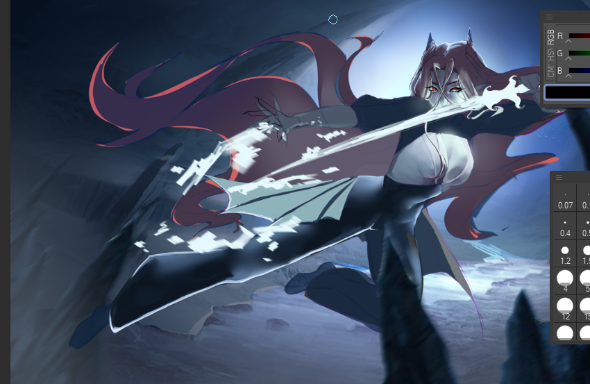HanaOzai's tweet photo. non kp0p related but look at my cool art :D https://t.co/6c4Hv8NUMm