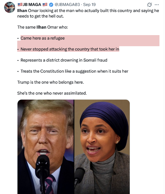 Kabukimanned's tweet photo. @JBMAGA03 ur so racist brainwashed n demented...
#CONSPIRACY #OBSESSION #HATE #DIVIDE #DISTRACTION #SLANDER #INDOCTRINATION #RHETORIC #trumpsTalkingPiece #sheep #groupie https://t.co/fYjVNGk7DA