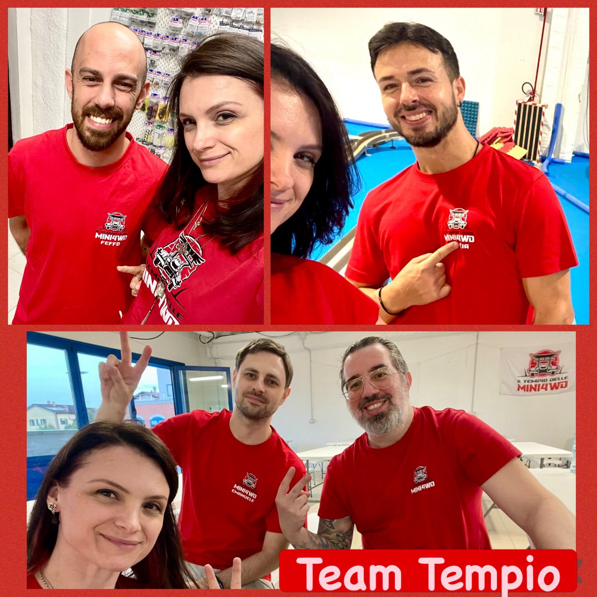 iltempiomini4wd's tweet photo. IL TEAM TEMPIO CRESCE!
Sono davvero orgogliosa di annunciare che @ciarcia83 e @feffo.92 entrano ufficialmente a far parte del Team Tempio andando ad affiancare @allyita nel nostro progetto dedicato al mondo Mini4WD
Benvenuti Ciarcia e Feffo!
Da oggi si corre ancora più forte! https://t.co/xKbHIkm0BP