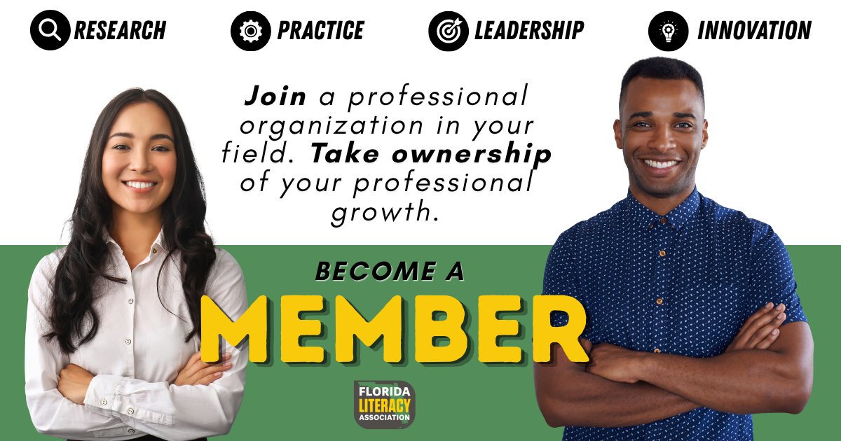 FlaReads's tweet photo. Take ownership of your professional growth by joining Florida Literacy Association!

Begin or renew your membership today to receive a discount on conference registration! 

https://t.co/8GD7Ta5RZs https://t.co/ty9bMDYgDt