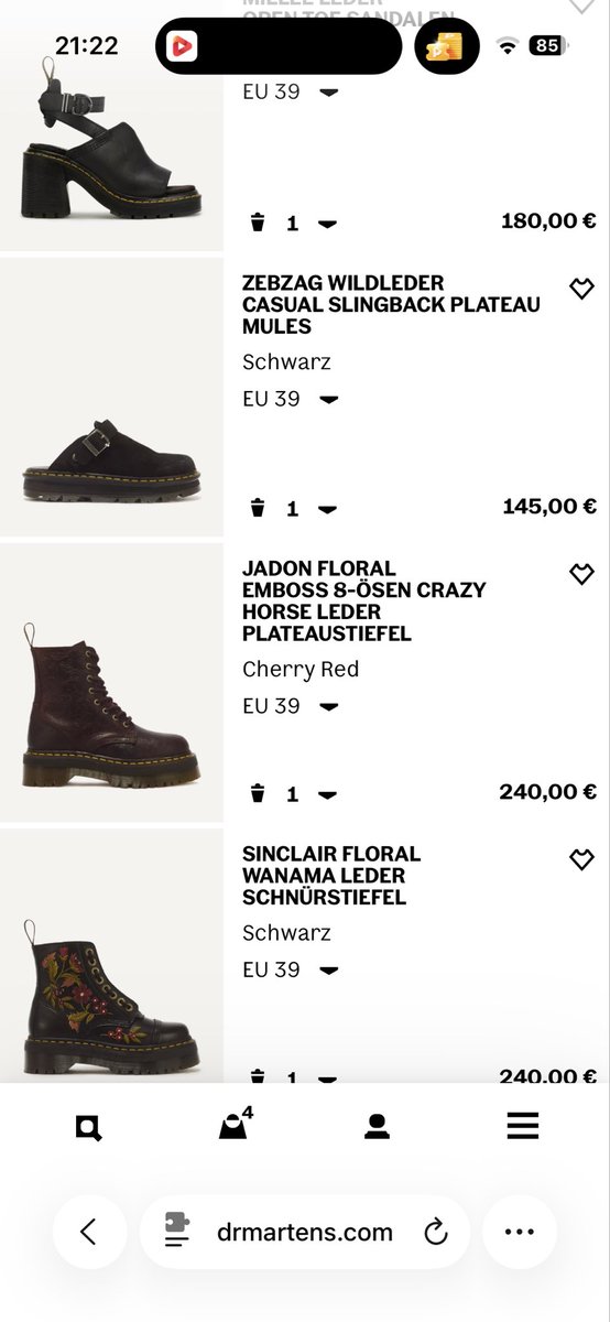 RavenSolePrism's tweet photo. I already own 4 pairs of Dr. Martens, but my cart desperately needs an upgrade with these 4 new beauties. 🦇🖤
Which lucky sub is going to be the chosen one to buy all of them for me? Because I'm feeling so incredibly generous today, I'm showing you my feet completely uncensured so you can see how perfectly these boots will look on them. 
Oh man... are you drooling already? Time to make yourself useful and pay. 👑✨

https://t.co/40gsdHbazY 

#Findom #DrMartens #Goddess #PayPig #Worship