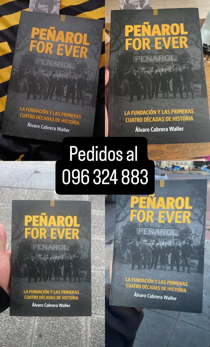 CampeonDelSiglo's tweet photo. Peñarol For Ever - La fundación y las primeras cuatro décadas de historia. Se envía a todo el país! https://t.co/j1kCuAiKuE