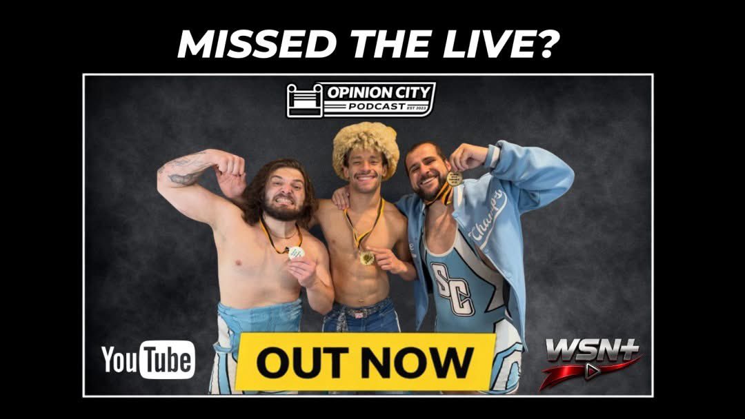 opinioncitypod's tweet photo. Missed the live? The replay is out now!
Catch our full conversation with @SturdySal46, @DavidMosespw & @itsJulezee following their big win at Attack on Trios.
Watch now on YouTube, with the WSN+ and audio versions coming soon!
#OpinionCityPodcast #AttackOnTrios https://t.co/PkSPeEvbd5