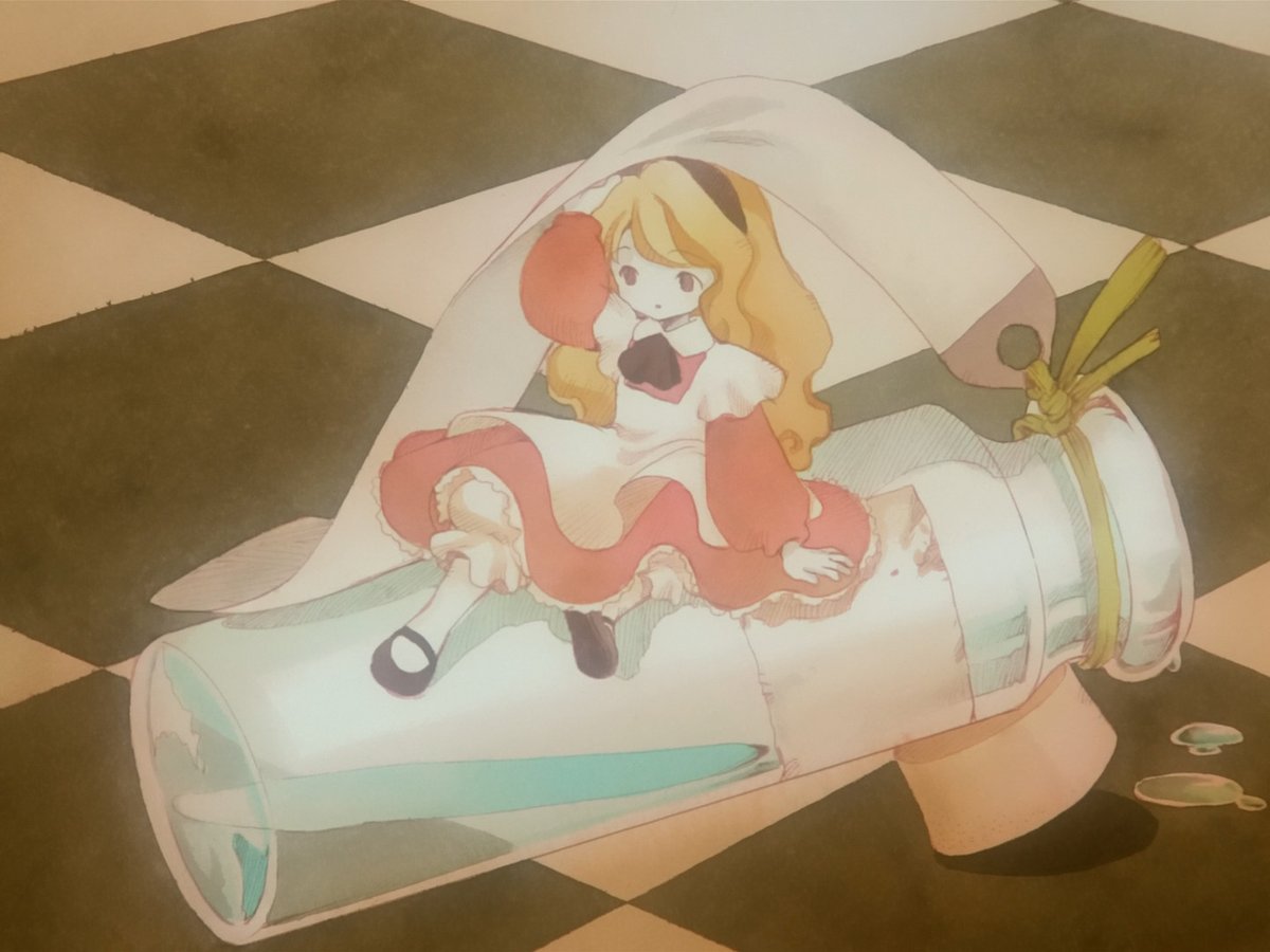 haydensbakery's tweet photo. these alice in wonderland illustrations from cardcaptor sakura episode 55 are so beautiful https://t.co/VrTHr2Nf3C