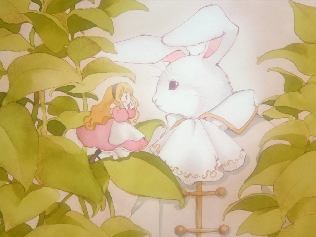 haydensbakery's tweet photo. these alice in wonderland illustrations from cardcaptor sakura episode 55 are so beautiful https://t.co/VrTHr2Nf3C