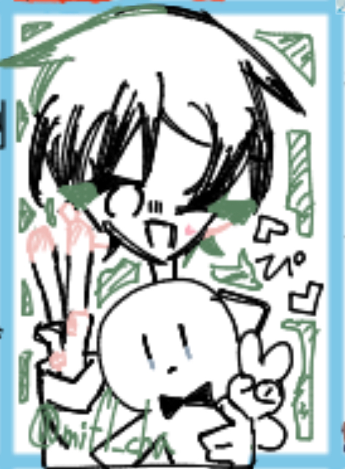 mifl_cha's tweet photo. 絵茶した時の産物　。
白いやつめっちゃお気に入り
#picと
#ぴょんぺしゃんぺぴらすと https://t.co/QBZs3wTMe6