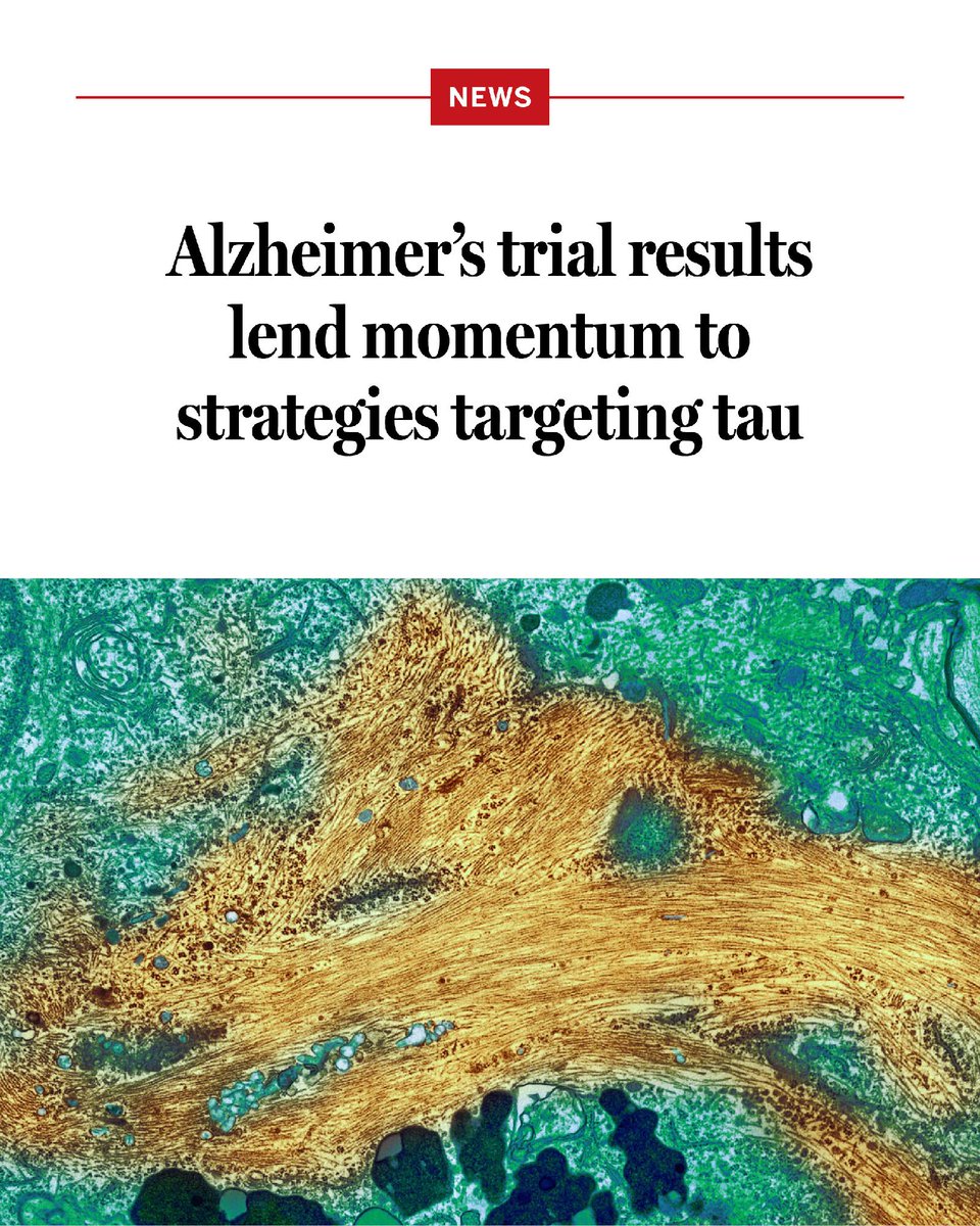 Alzheimer’s trial results lend momentum to strategies targeting tau