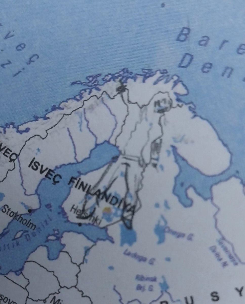 mitthore's tweet photo. Am I high or the map of finland looks like a human https://t.co/K208p1vYFF