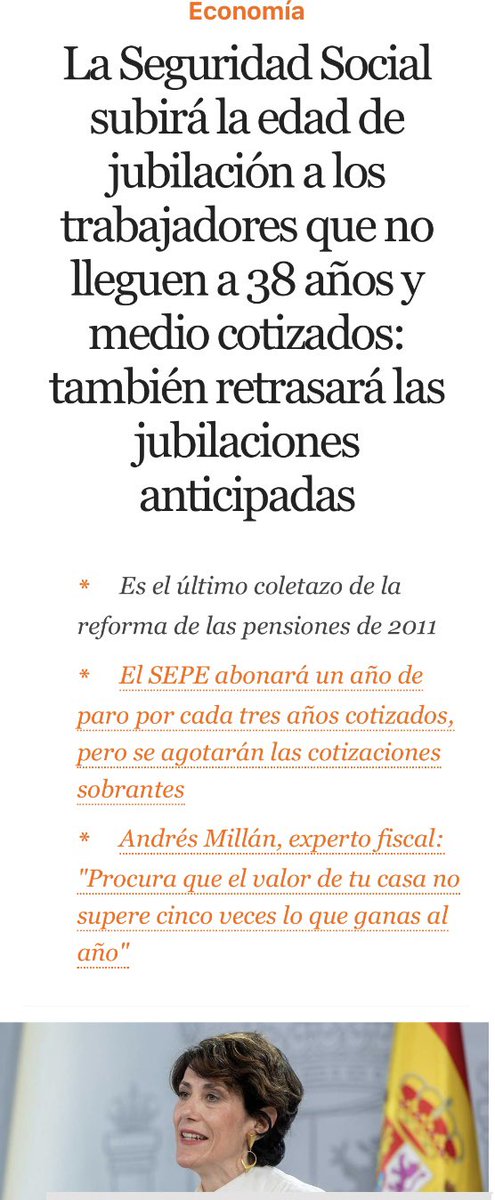 viquirepublica's tweet photo. El 2027, si no has cotitzat 38 anys i mig, et tocarà esperar fins als 67 per jubilar-te.

Treballar més anys. Cotitzar més anys. Esperar més per cobrar la pensió.

Recordeu allò que ens repetien? Que tota aquesta gent que arribava venia a pagar-nos les pensions?

Doncs ja ho veieu.

Nosaltres, a treballar fins als 67. Les pensions, cada vegada més lluny.

Enga, una més a la saca de la presa de pèl, continua. 

Pst! No us despisteu i a treballar, que algú ha de pagar tanta festa.