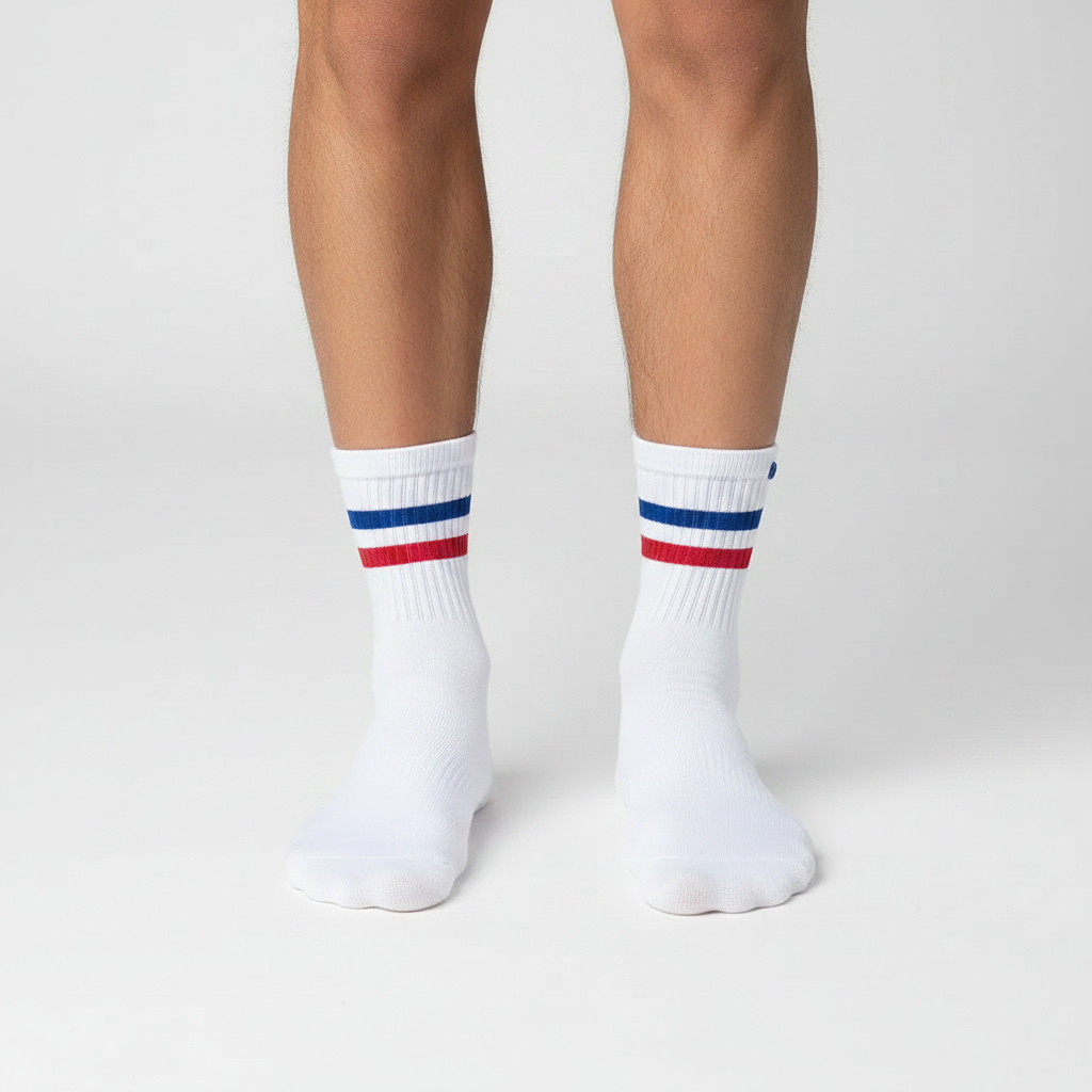 IngeborgMonq6j's tweet photo. The classic that never goes out of style. Five pairs of white tennis socks—timeless design, premium comfort, and a clean look that goes with everything from the court to everyday life. Because style starts from the ground up. https://t.co/gOte5mmK80