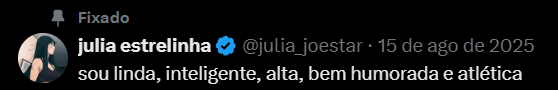 AlissonRoberti's tweet photo. @julia_joestar O resto eu não sei, mas inteligente você não é! https://t.co/oura8TpDUr
