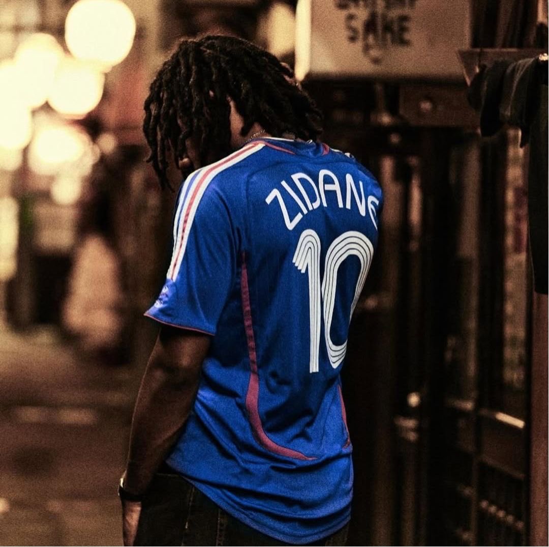 koundenation_'s tweet photo. From wearing Zidane’s jersey to playing under him. What a journey 🇫🇷 https://t.co/xY6RFdInnV