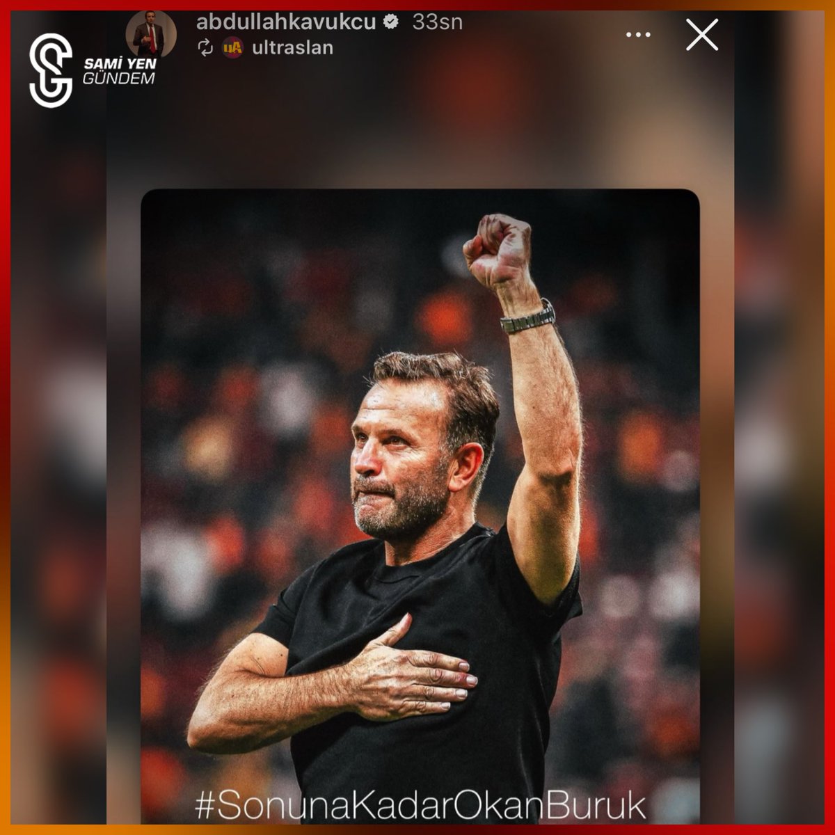 samiyengundem's tweet photo. 📲 Abdullah Kavukcu'dan Okan Buruk'a destek paylaşımı. https://t.co/r6VOT5Z2iB