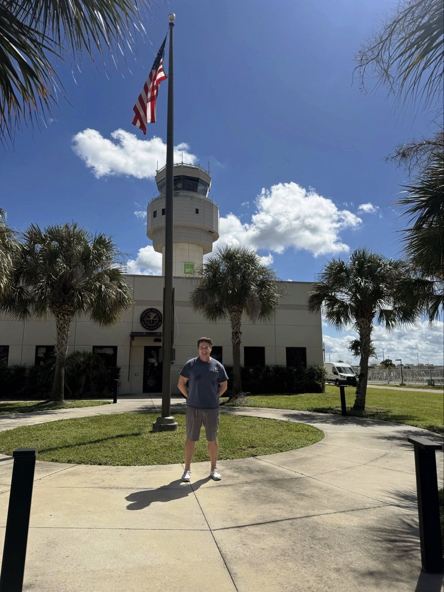 johncmurrowlaw's tweet photo. Thank you to Mark Ladwig, my flight instructor based out of Universal Flight Training, for setting up a control tower tour at the Sarasota-Bradenton International Airport. And thank you to all of our dedicated, professional air traffic controllers who keep us safe. https://t.co/2MH7LOQ7EN