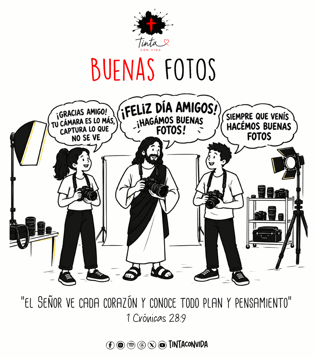 tintaconvida's tweet photo. ¡FELIZ DÍA FOTÓGRAFOS Y FOTÓGRAFAS!
😊
La foto más importante es la que Jesús le toma al corazón cada día 😉

#fotografos #fotografas #diadelfotografo #fotografias #fotos https://t.co/UrDoAmw51K