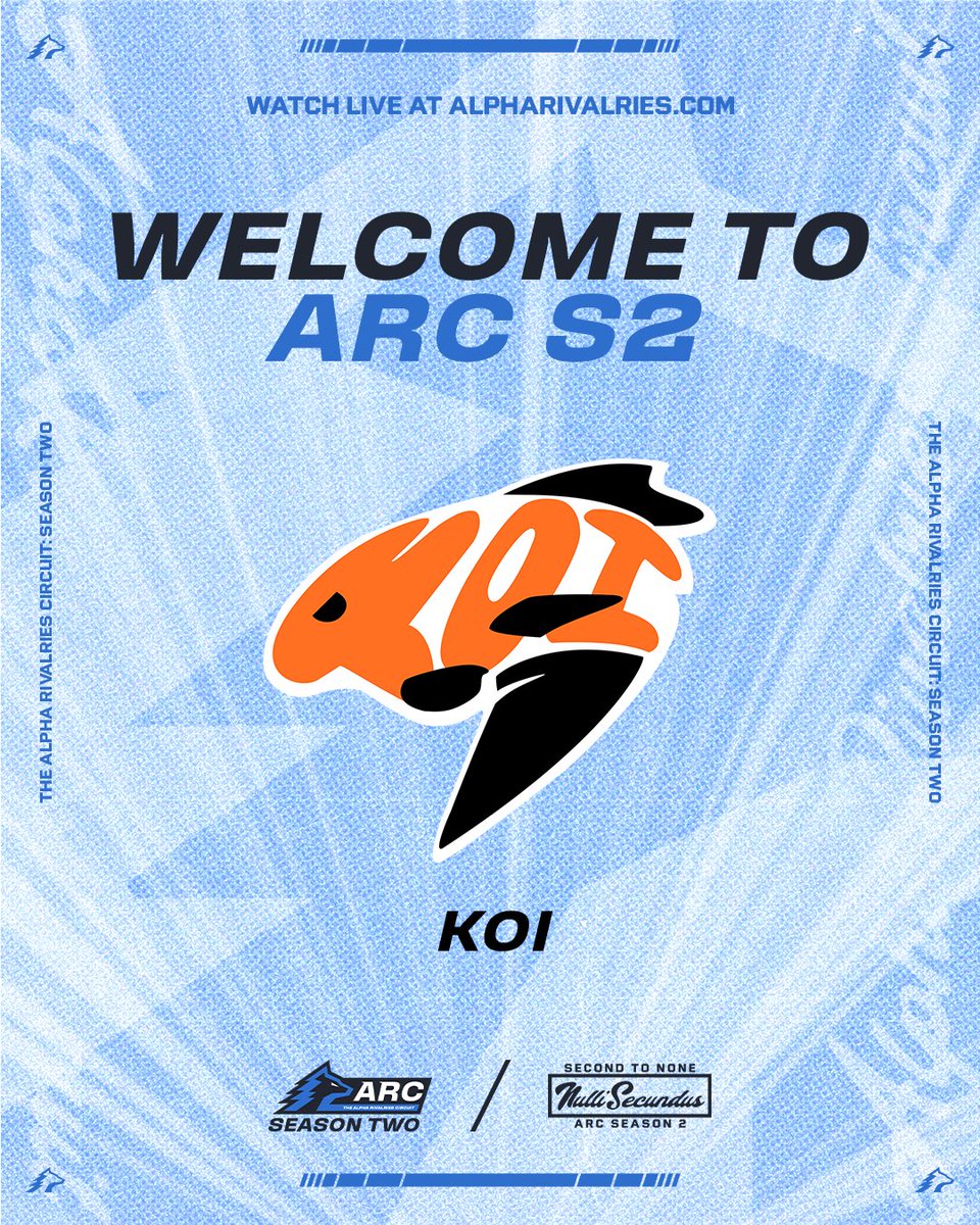 ARCTheLeague's tweet photo. New season, who dis? 👀📱

Introducing the teams from Group Omega!

Mustard Maniacs, Team Sleep Missed, KOI &amp; Nebraska Esports 🔥 https://t.co/Qwxf3WESRN