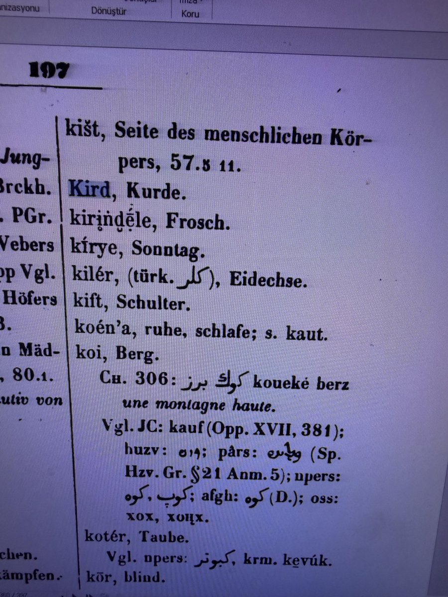 firatoral1's tweet photo. Peter İvanovich Lerch, aşağıda paylaşmış olduğum eserindeki Zazaca yazdığı sözlük bölümünde Kırd sözcüğünün Kurd/Kürd sözcüğü anlamında kullanıldığını belirtmektedir.👇👇👇 https://t.co/bSyNTbQFfQ