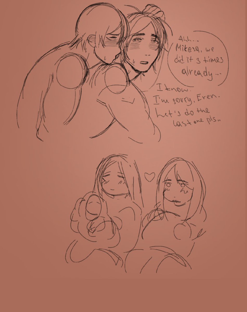 MK0G_'s tweet photo. guess who is pregnant now~
yes I'm a multishipper (I'll post erereis soon) #aot #eremiki https://t.co/9dE1QBKqF0