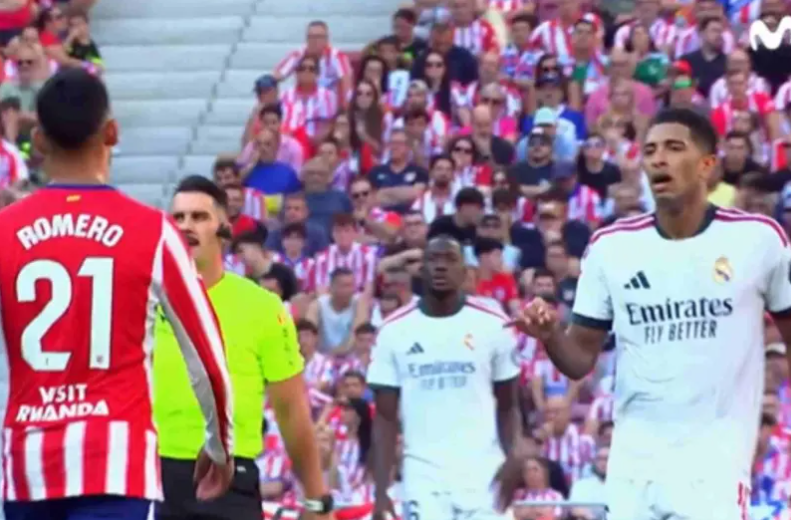theMadridZone's tweet photo. 🚨 Jude Bellingham to Cuti Romero: "When you're with Messi, YOU TALK A LOT.

But here, NOTHING.

COWARD, you're a coward." @MPlusDeportes https://t.co/5Jl10JD0xp
