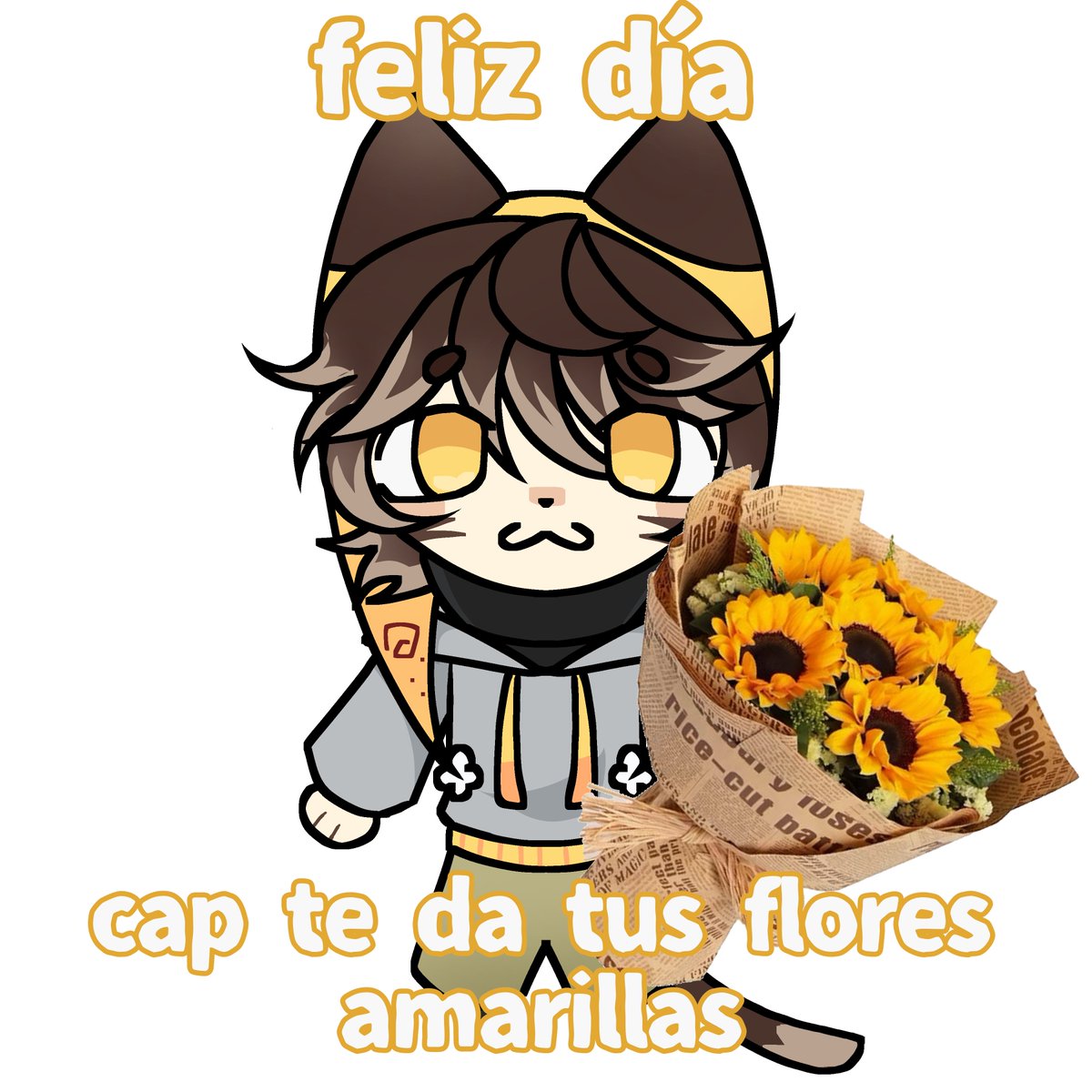 empanadas16V's tweet photo. Feliz día de las flores amarillas 2/?? 

#CapitanGatoFanArt https://t.co/i7DEDfqHzi