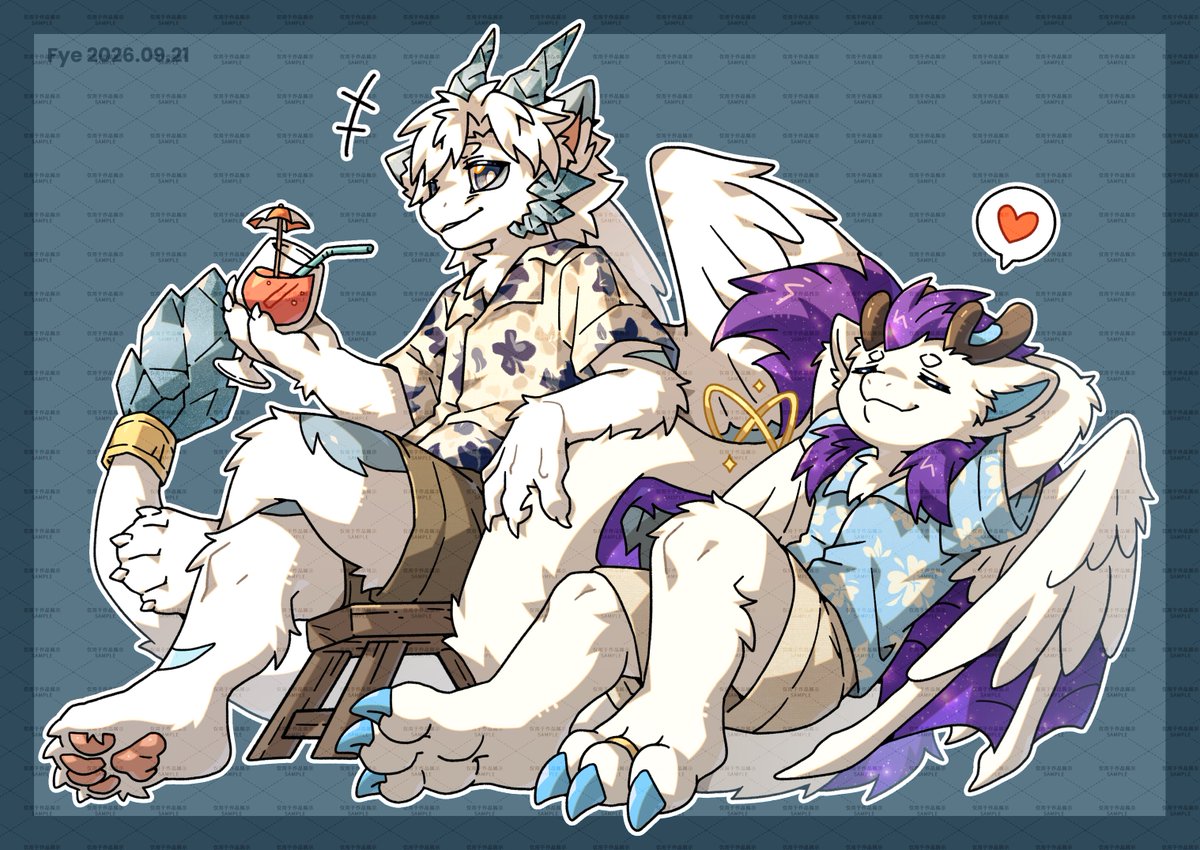 Fye3434's tweet photo. CM #furry #dragon https://t.co/q9d2KKlDOC