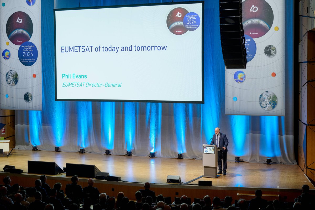 eumetsat's tweet photo. What an action-packed Day 1 at #EMSC2026! โจ
Afternoon highlights included the 1st year of MTG FCI data, EPS-SG previews, & celebrating 40 years of international EO collaboration! ๐๐ฐ๏ธ
Recording available for all morning plenary sessions at: https://t.co/IP11BCcz8I https://t.co/IPJ37CE4xS