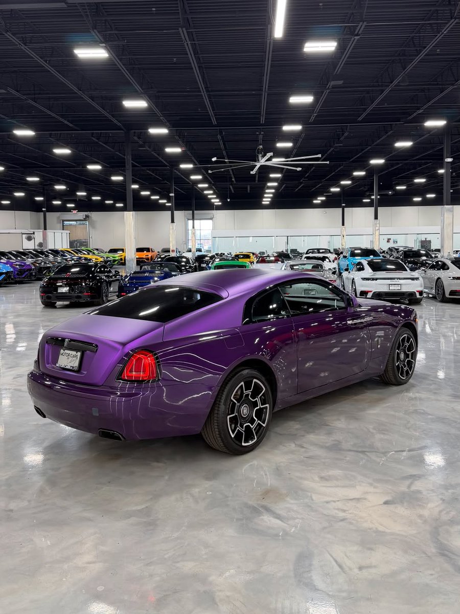 Venosier's tweet photo. Rolls Royce Wraith Black Badge 💜 https://t.co/ksbmCoqGs8