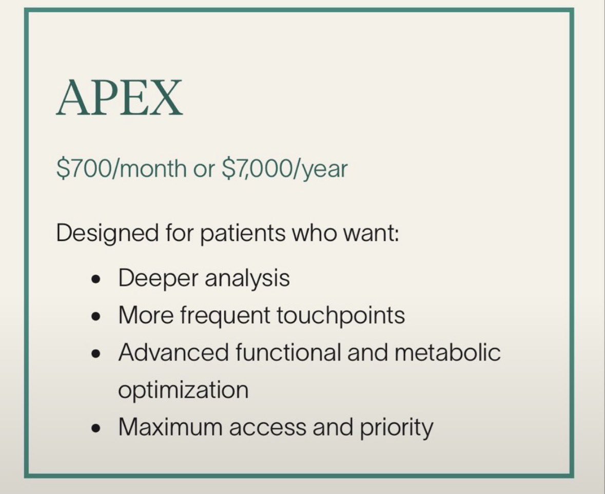 brucebmann's tweet photo. @molsjames @DrSarahAxelrath I get this from my PCP monthly and don’t pay $700 a month

I don’t get metabolic optimization, so maybe that makes the difference up https://t.co/vMgswHXFLm