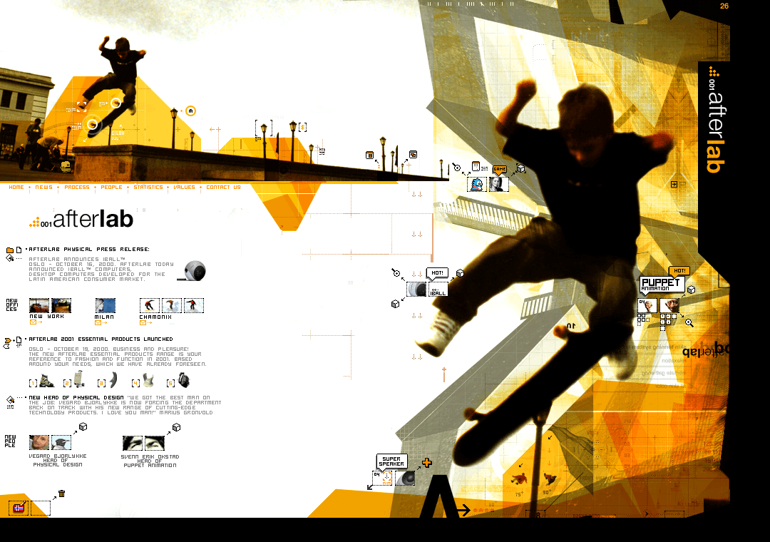 WebDesignMuseum's tweet photo. In 2001, we really thought this was what the future of web design would look like. https://t.co/lyIPZd50Sz