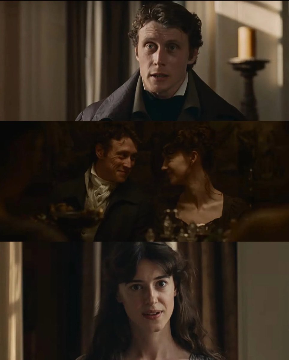 justmiaslife's tweet photo. So few romantic leads these days make you believe they’re truly smitten. Sense &amp; Sensibility brings the butterflies back - Daisy Edgar-Jones and George MacKay have that rare spark, chemistry and yearning that makes falling in love feel real. A true match made in heaven. https://t.co/gsYtrlM87w