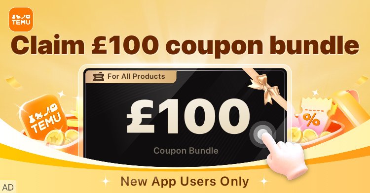 Xhezax78's tweet photo. 👋 Ready to level up your shopping game? 💥 Download Temu App via https://t.co/hHd0iuN2mW and snag a £100 coupon bundle! 🤑 Then, use als199596 at checkout for 30% OFF! 🛒 It’s like diving into a shopping paradise—endless fun! 💖 #TemuApp #FashionFrenzy Ad. https://t.co/iSJr5pAgKk
