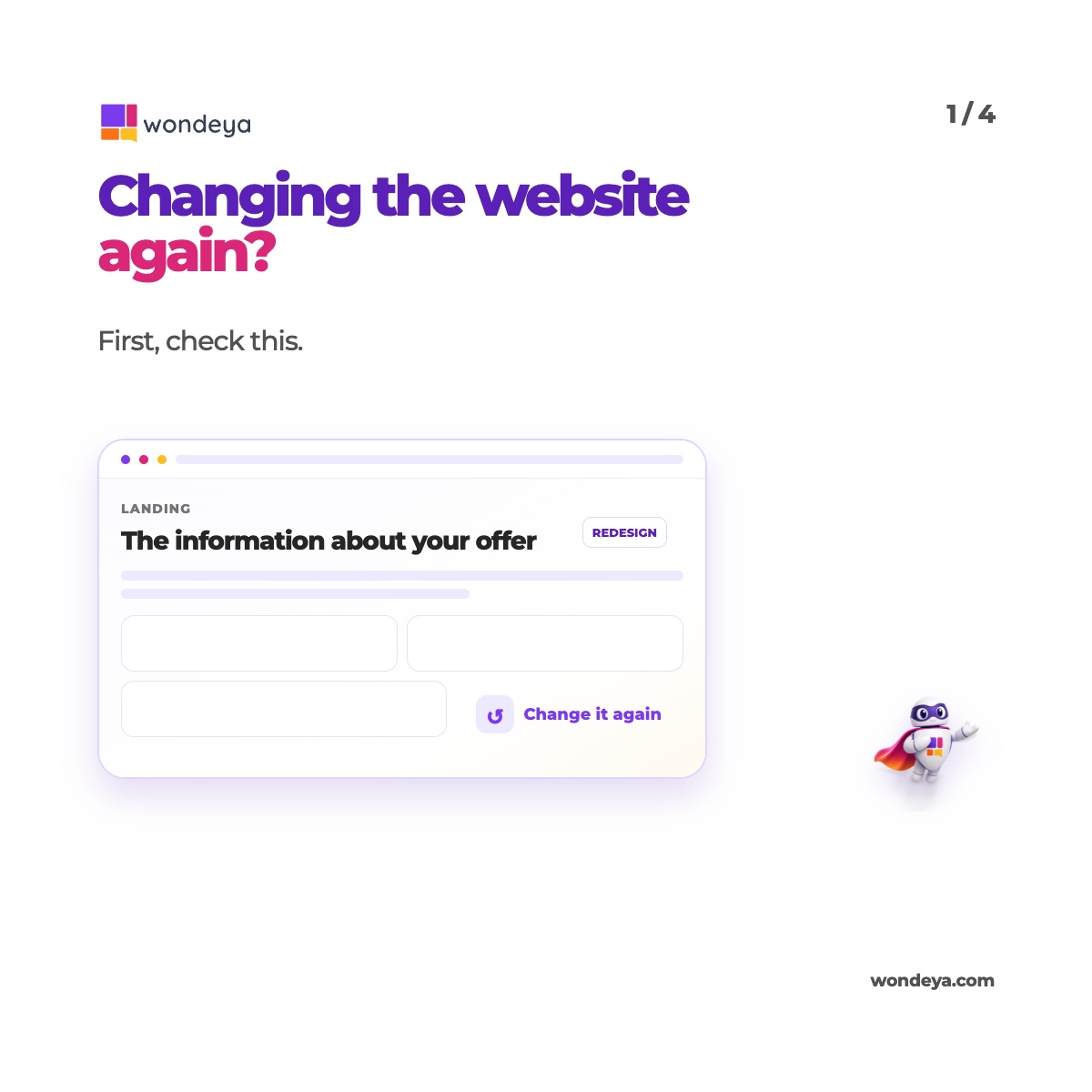 wondeya_com's tweet photo. Before another redesign: what question sparked it, what does that person need to see, and what about someone arriving with a
different question?

Save these three questions for your next website review. https://t.co/06UPcUF6iN