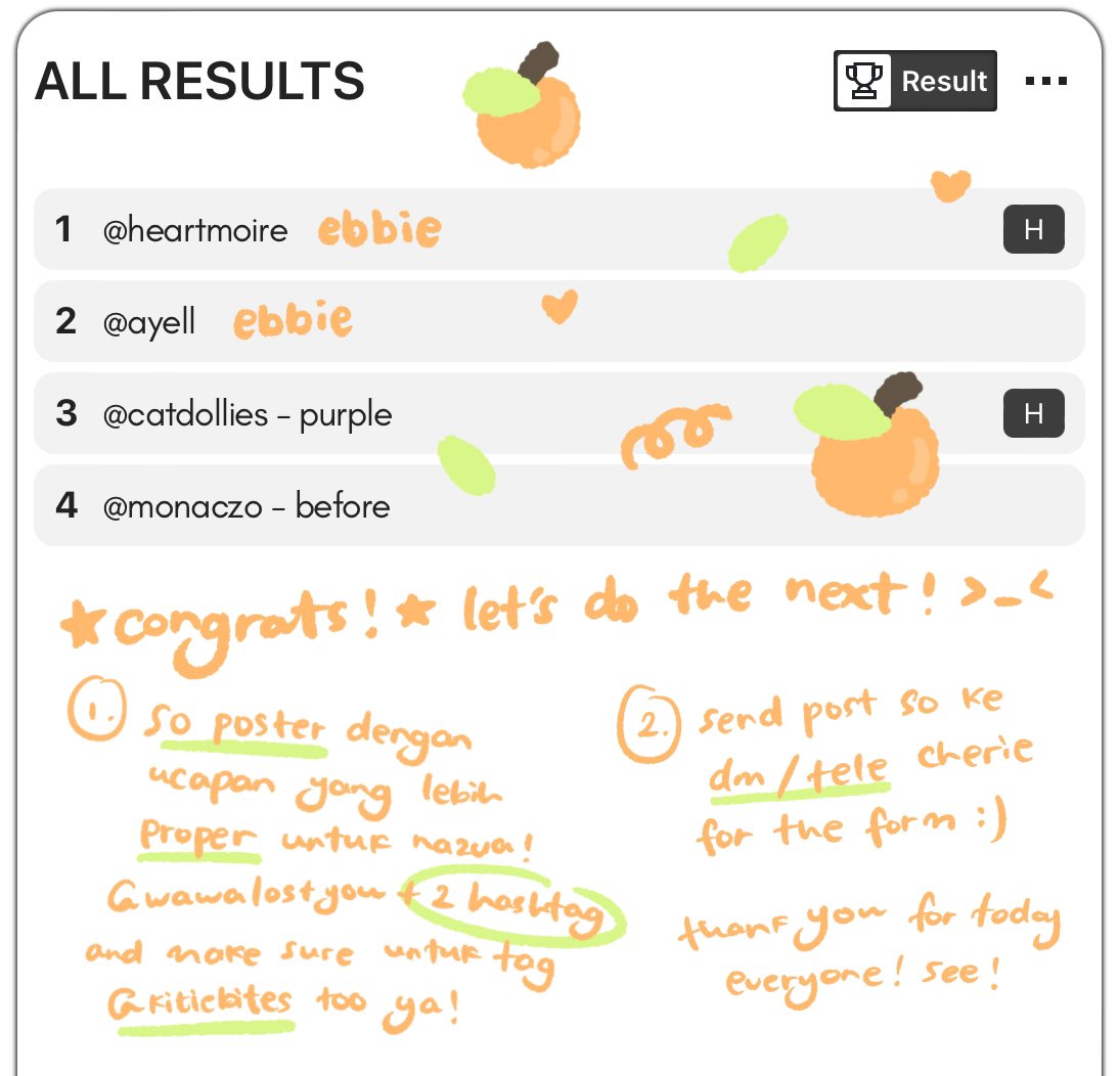 kitiebites's tweet photo. hiluuuu! cherie kembali :3 selamat kakak-kakak, untuk so hanya berlaku dalam 1x24 jam ya. lewat dari itu maka akan aku redraw, makaci <3 

@heartmoire @ayell 
@catdollies @monaczo https://t.co/du1xahU9I2