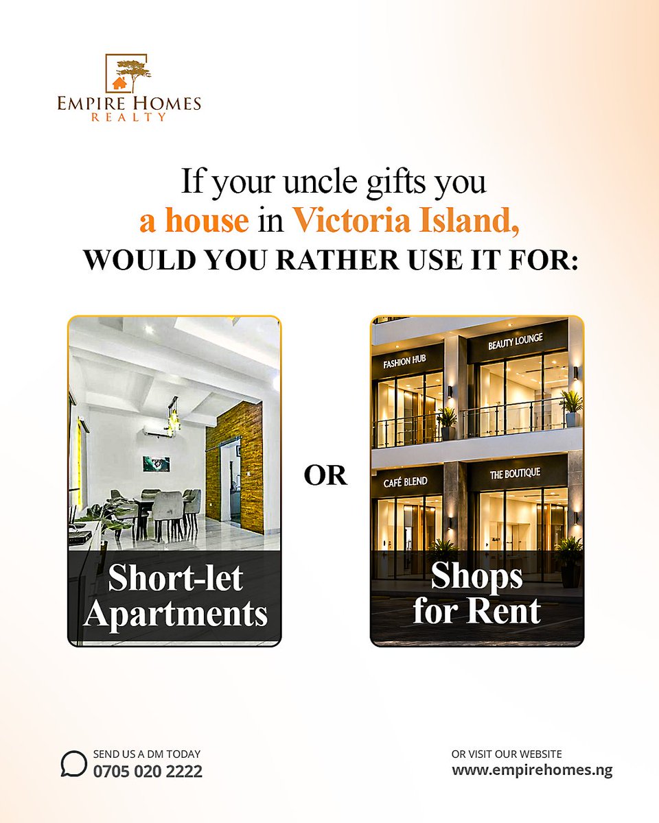 empirehomes_'s tweet photo. This debate is long overdue, but then which of these gives the must profit?

Let's see your answers in the comments. https://t.co/KcBGcoWw73