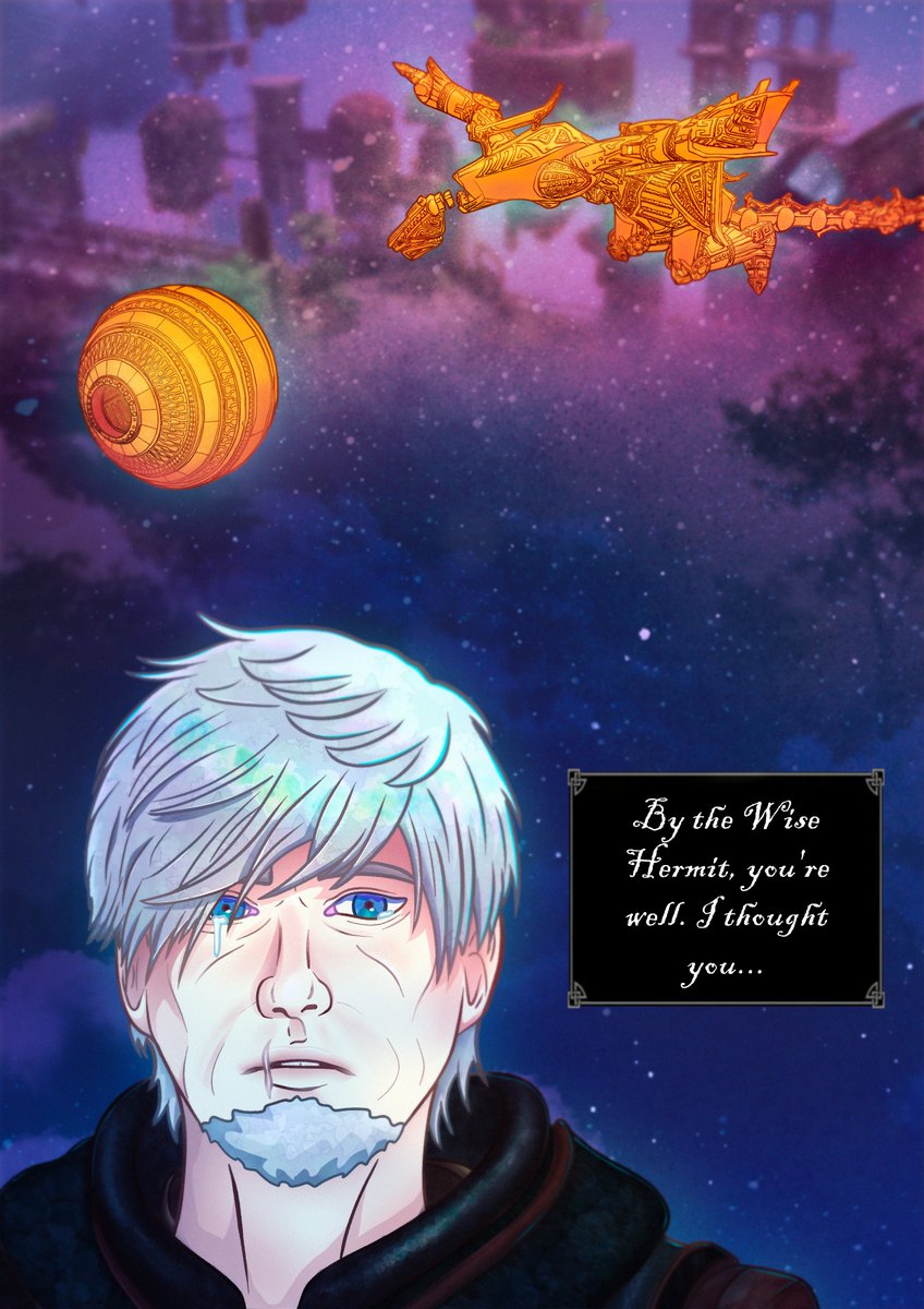 Astriel_nya's tweet photo. ヾ(＠⌒▽⌒＠)ﾉ !!!! I was part of the 10 year anniversary of Enderal Zine!!!! <3333 I drew this piece of the Forgotten Homeland storyline when you escape the dragon and crashland in the pods!!! Love this game smmmm

#enderal #enderalforgottenstories https://t.co/Y40zMETfyz