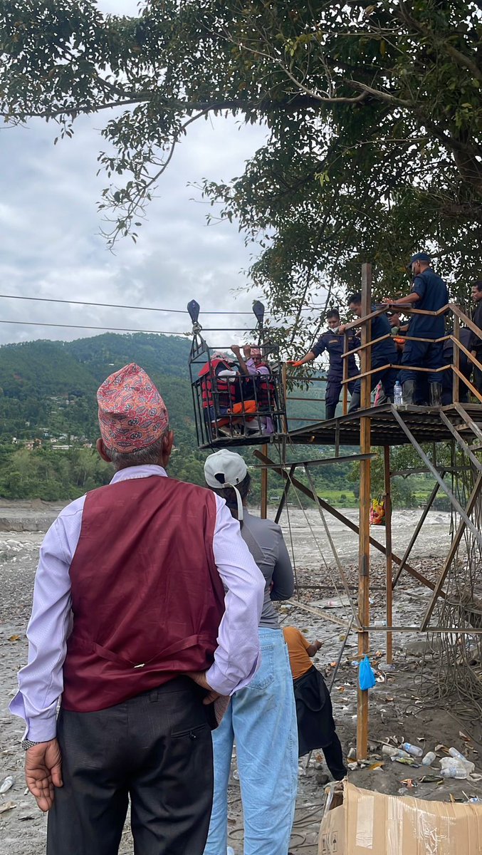 WCKitchen's tweet photo. Even before the recent landslides, Nepali terrain could be difficult to navigate. Today, because of the debris and damage, it's even more challenging, but that hasn't stopped WCK teams from making sure families in need receive meals. Whether we travel to kitchens by car, by foot, or even by helicopter, our #ChefsForNepal team and local community partners will use any available means to ensure people impacted by this disaster have something to eat.
