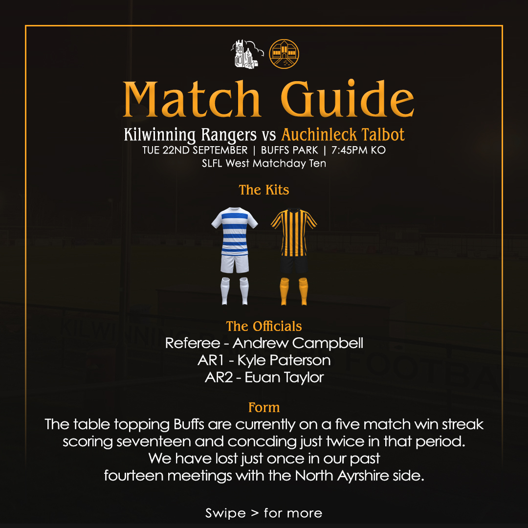 atfc1909's tweet photo. ℹ️ Details ahead of tomorrow's trip to Kilwinning.

The match will be livestreamed on YouTube from 7:30pm on @TheScottishFN 

#eppp https://t.co/mi82UcRM0e