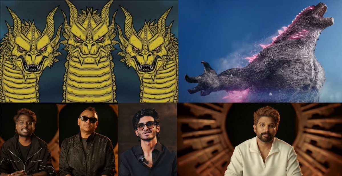 Ragnar8384's tweet photo. Three Heads🐉. One vision⚡.
Three forces behind One unstoppable roar @alluarjun 💥
#Raaka https://t.co/YihtEjyGjR