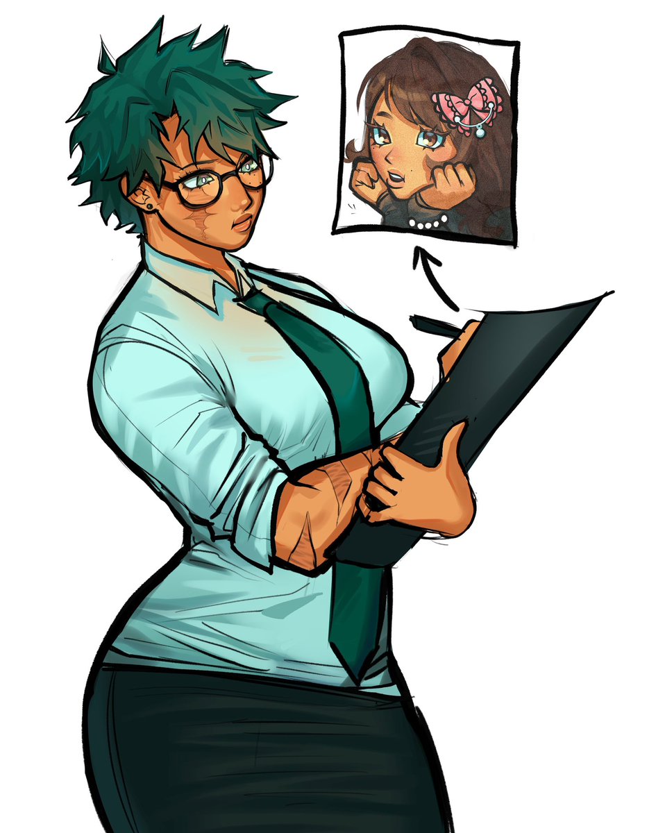 hannydotcom's tweet photo. yuri stocks are up okay 
#mha #bnha #izuocha https://t.co/EtNeY9zYBc
