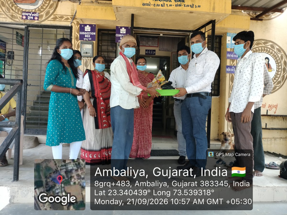 choambiya's tweet photo. Respected sir today TB patient nutrition Kit nu Vitaran krvna avyu jema 2 Datashri  દ્વારા કરવામાં આવેલ નિવૃત બેંક મેનેજર Jalamsinh Ane Jitubhai Deliket દ્ધારા કરવામાં આવેલ https://t.co/d2hfIxNo6D