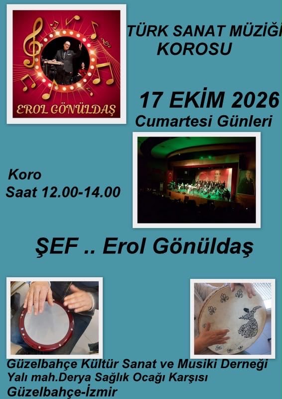 KAYAYILMA's tweet photo. KÜSAMDER Güzelbahçe Kültür Sanat ve Musiki Derneği olarak yeni sezona başlıyoruz. Bir çok sanat kolunda usta eğitmenler nezaretinde açılan kurslara yurttaşlarımızı bekliyoruz. 
Güzel bir sezon diliyorum. https://t.co/ki9WA2q7xu