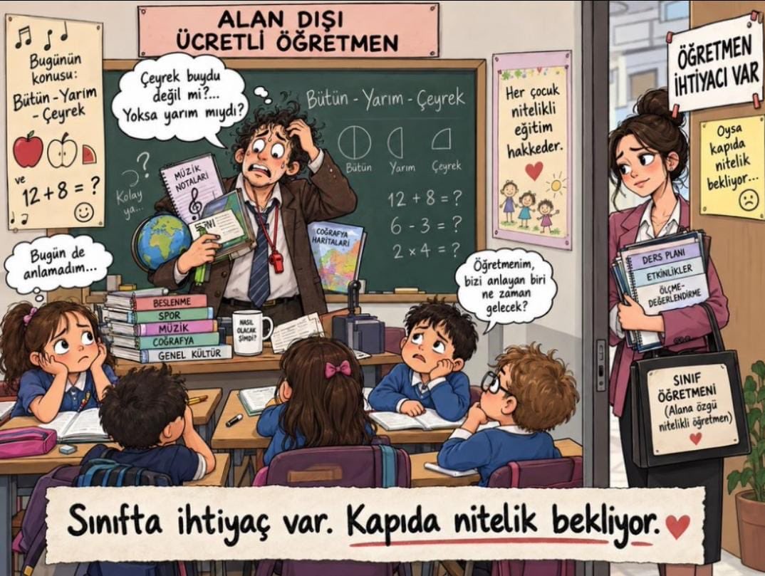 FatmaZehra1kbs's tweet photo. Eğitimin temeli ilkokulda atılır. Minik öğrencilerin geleceği geçici görevlendirmelerle riske atılamaz, kadrolu atama şart! #UcretliDegilSinifOgretmeniAta @memetsimsek @Yusuf__Tekin @RTErdogan https://t.co/jhyAPjs71z